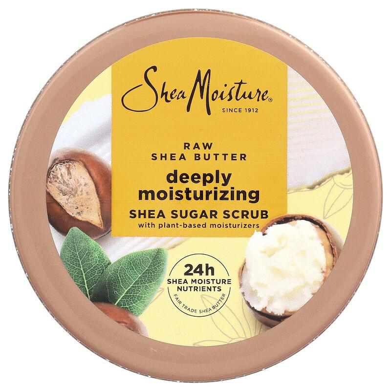 Shea Sugar Scrub, Deeply Moisturizing, Raw Shea Butter, 12 oz (340 g)