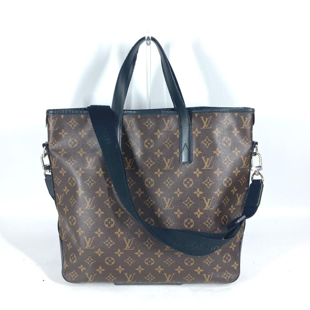 Louis Vuitton M56708 MonogramMacassar Davis 2WAY Tote Bag Crossbody Shoulder Bag