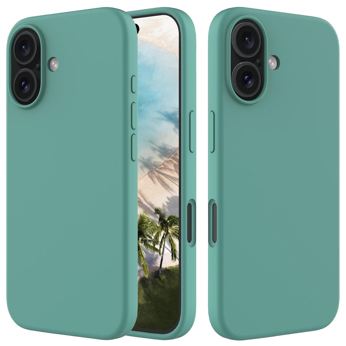 

Для iPhone 16 Case Рідкий силікон М яка підкладка Протиударний чохол для телефону