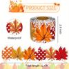 1 Roll Fall Maple Leaf Border-Autumn Leaves Classroom&Office Decor,Thanksgiving Chalkboard Wall Trim, Fall Foliage Design