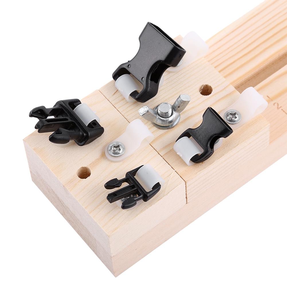 DIY Wood Paracord Jig Bracelet Maker Wristband Maker Bracelet Knitting Tool