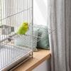 Plataforma de Percha Resistente al Óxido para Pájaros Plataforma de Actividad de Jaula para Pájaros de Acero Inoxidable Ratas