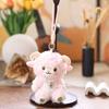 1Pcs PP Cotton Plush Keychain Fluffy Soft Cartoon Animal Design Cartoon Sheep Doll Portable Collection Comfortable