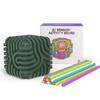 3D Silicone Maze Memory Cube: Sensory Toy for Kids' Concentration and Finger Exercise