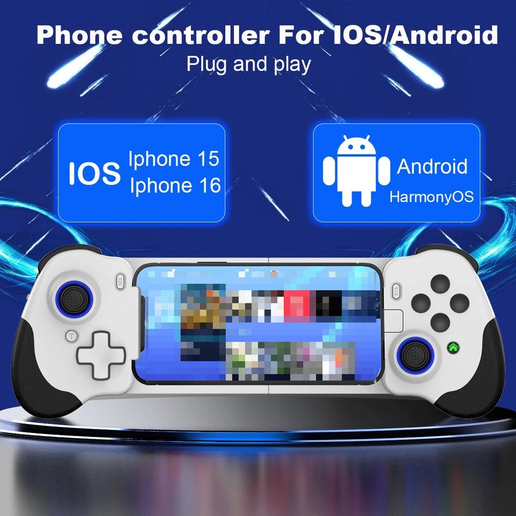 Mobile Phone Game Pad Cloud Gaming Controller Remote Play Android IOS Type C Wired Game Stick  Stretch Phone Game Controller