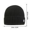 Thick Knitted Woolen Hat for Men Keep Warm Breathable Winter Cap Elderly Warmth Ear Protection Grandpa Dad Style Fleece Lined