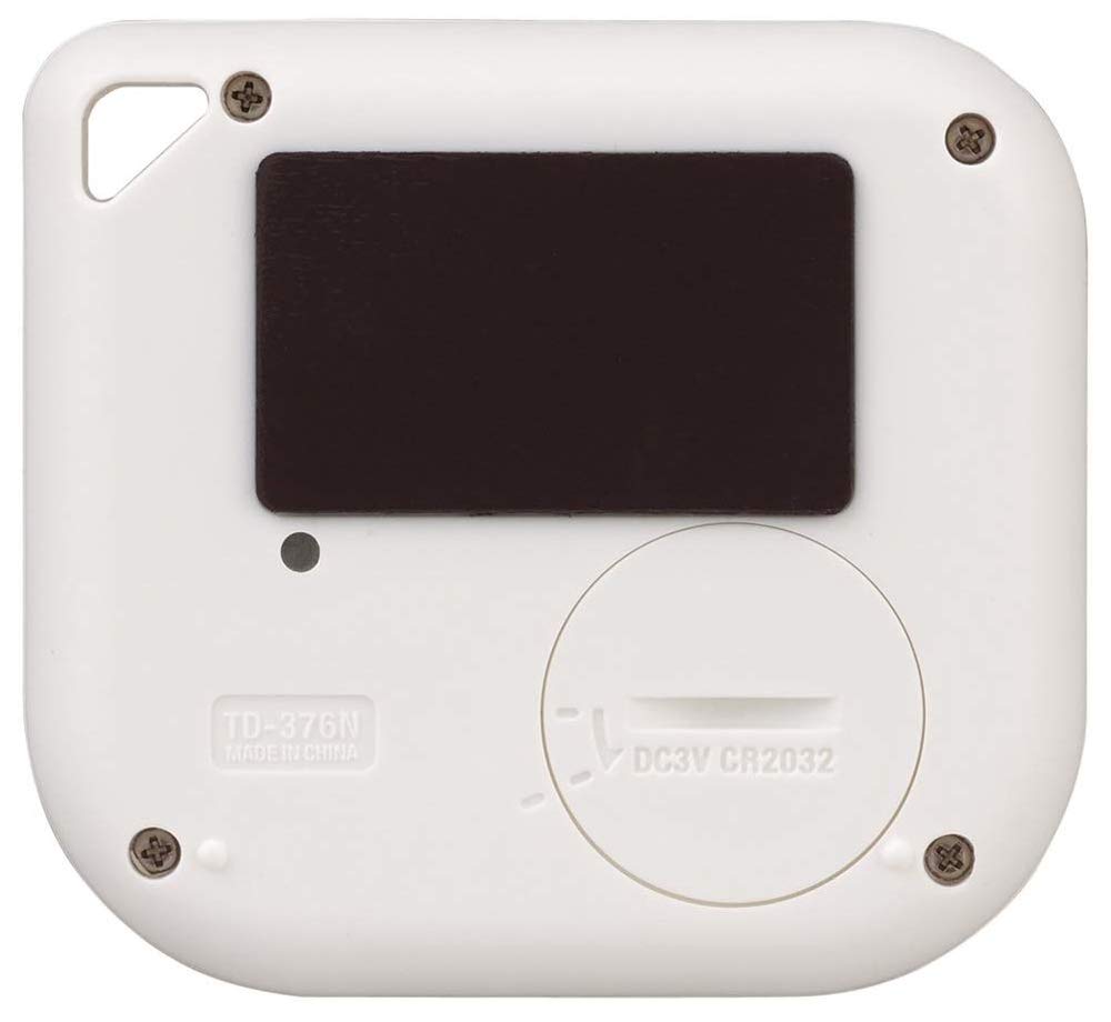 TANITA Kitchen Study Timer Waterproof with Magnet 100 Minute Counter Washable Timer White WH TD-376N