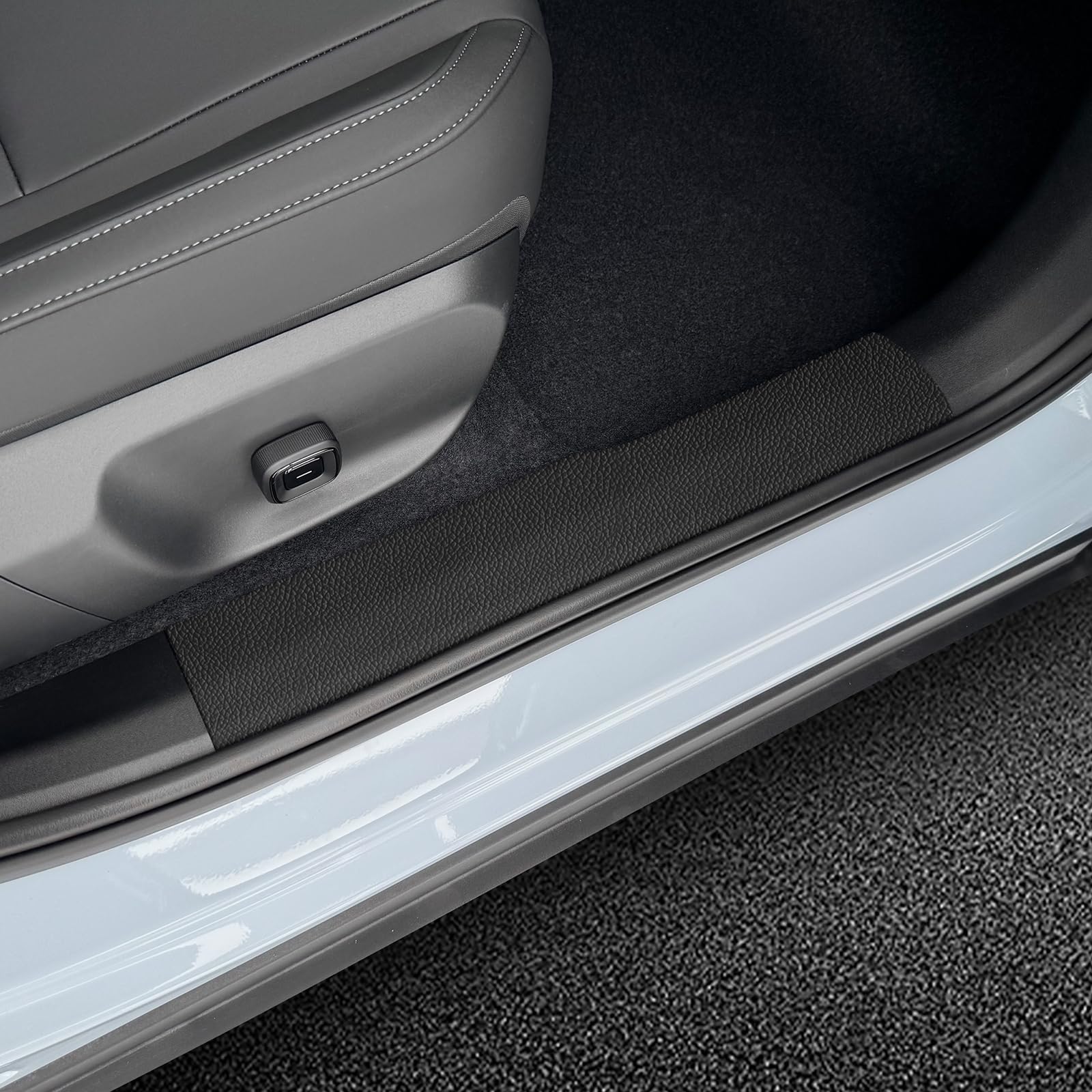 

KUNGKIC Volvo EX30 2025 2024 Side Step Guard, Scuff Plate, Door Guard Sticker, Side