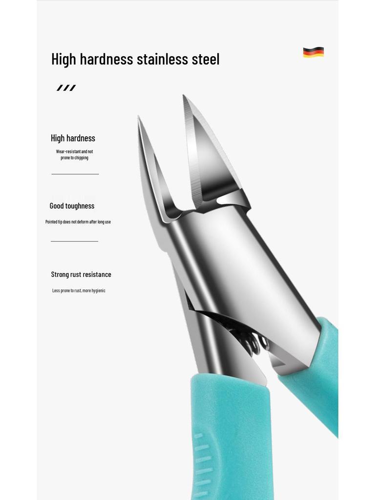 In Stock Toenail Clippers Set: Angled Tip, Eagle Beak Design for Ingrown Nails and Foot Care