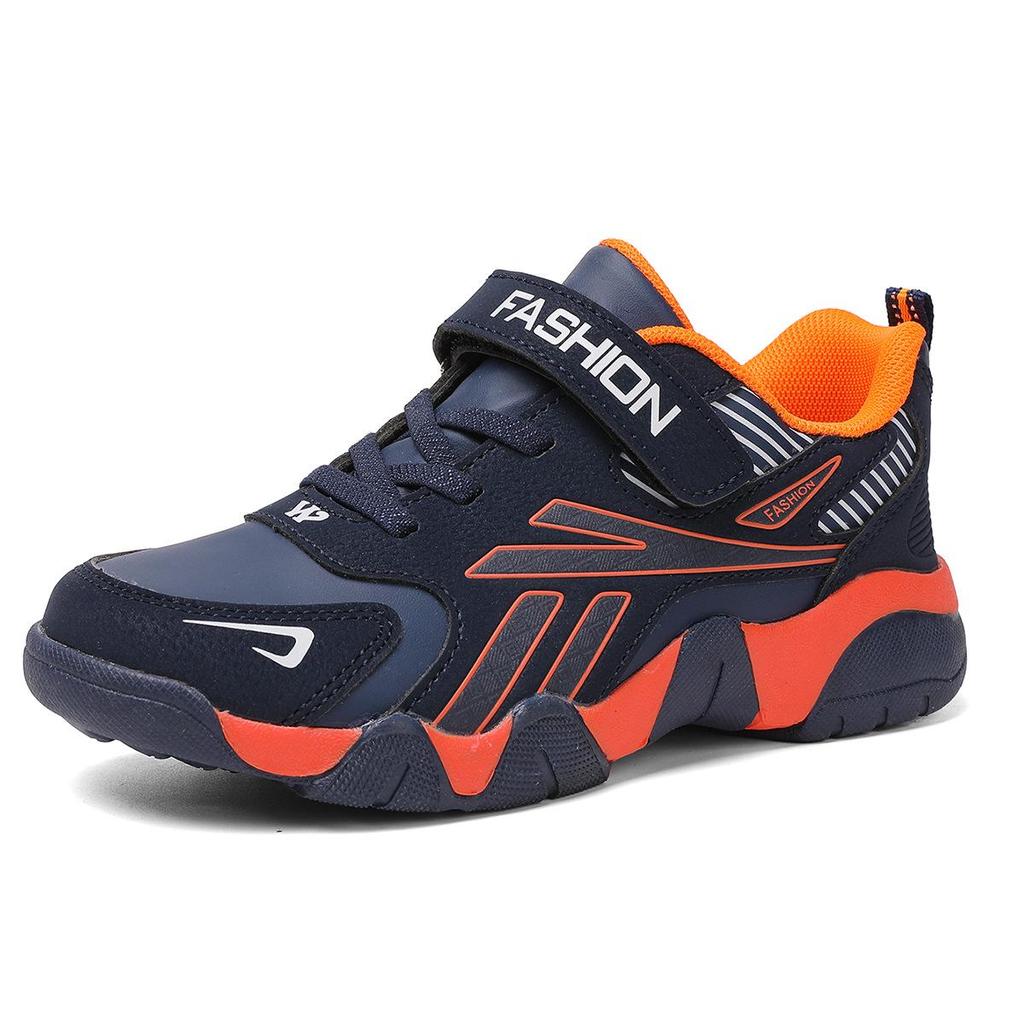 Modne Skórzane Sportowe Trampki Chłopięce na Wiosnę i Jesień