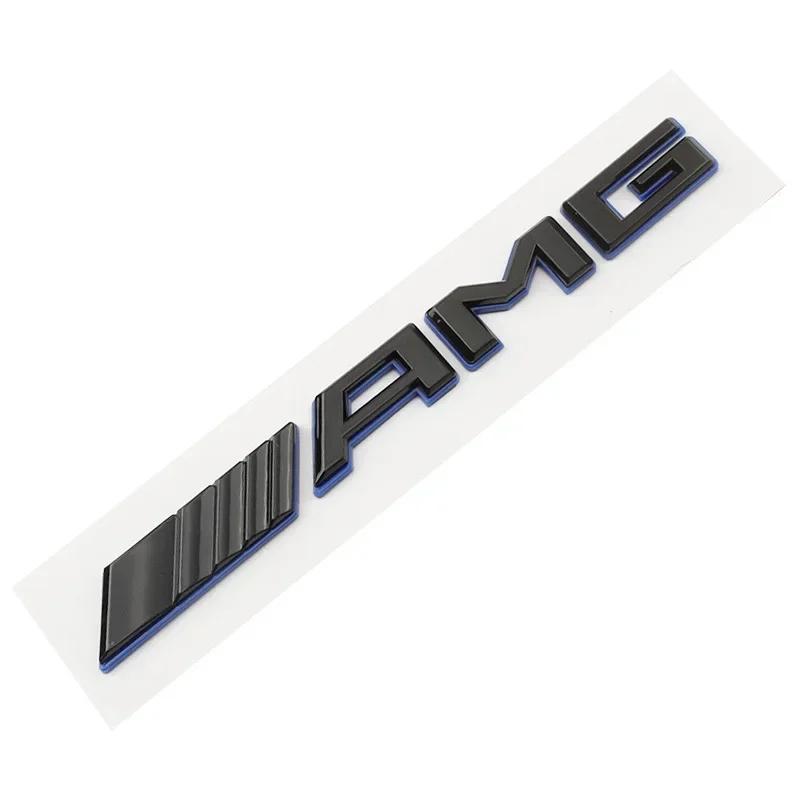 C200 E300 Hot 2026 For Benz 2024 New 3D ABS Car Rear Trunk Badge AMG Letters Sticker For Mercedes Benz AMG A B C E G CLA C63S E5
