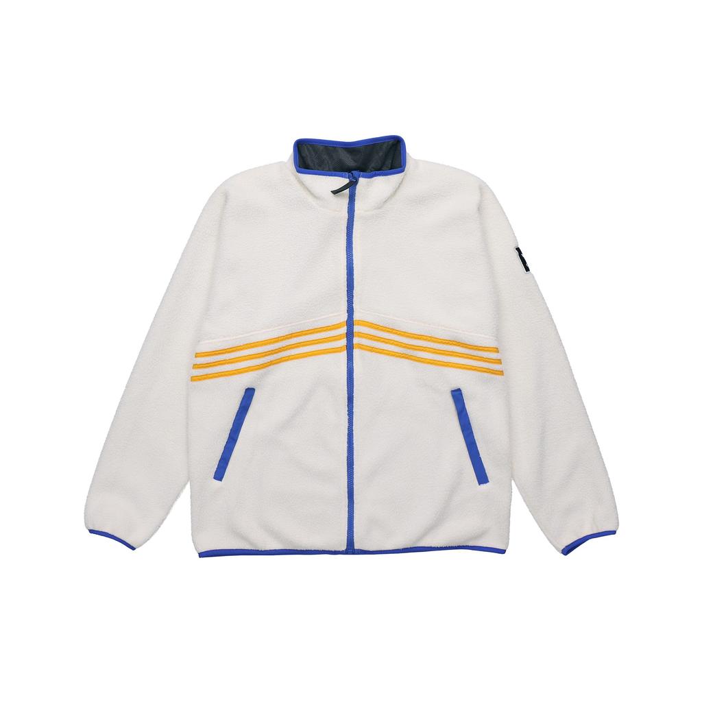 Adidas Originals Trefoil Sherpa Full Zip Jacket Men Outerwear White EE0309