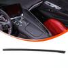 ABS Carbon Fiber Center Gear Left Side Strip Trim Cover For Corvette C8 -25