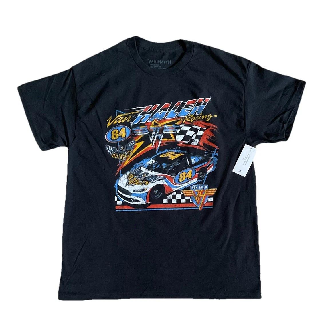 NWT Van Halen Racing T-Shirt 84 Race Car Adult L 3XL