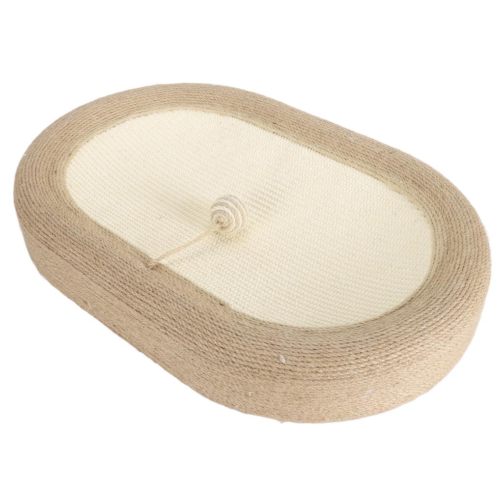 Cat Scratcher Bed 24 Inch Extra Large Anti Slip Sisal Scratching Board Bowl for Indoor Cat