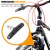 20-1PCS Mountain Road Bike Brake Block Practical Rubber Metal V-brake Shoes Pad Wear Resistant Bicycle Riding Brake Accessories