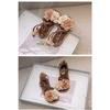 New summer Korean floral princess sandals, versatile beach shoes for girls