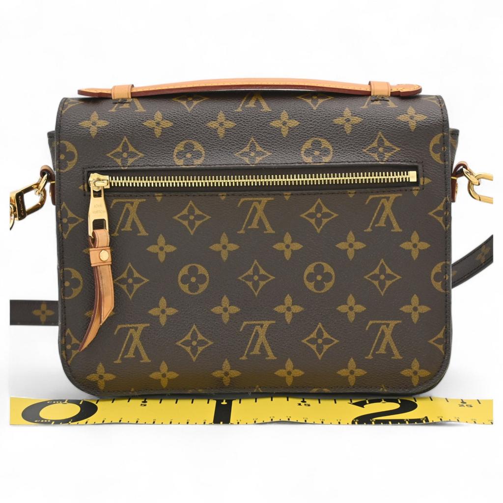 Auth LOUIS VUITTON Monogram Pochette Metis MM 2Way Bag Brown Canvas Women’s lv88134zz
