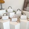 2024 New Fashion Color Block Minimalist Summer Women's Bag Pu Material Versatile Casual Handbag Shoulder Crossbody Bag