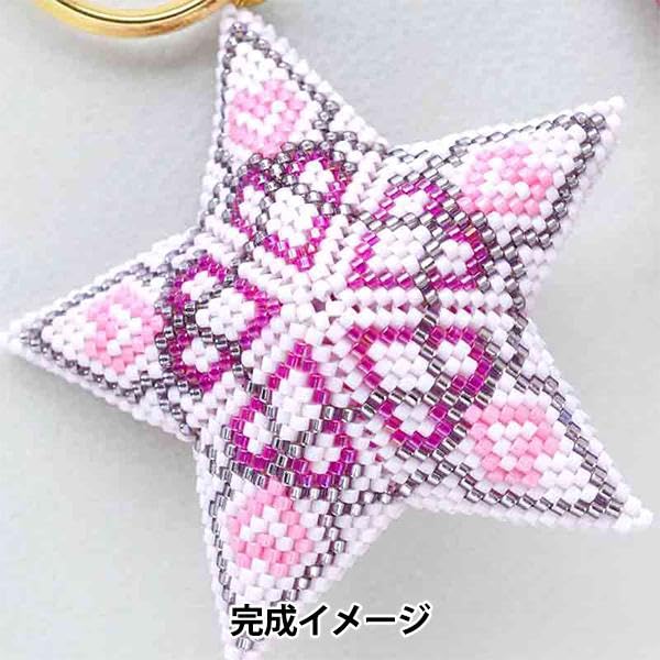 Miyuki Bead Kit "Star Ornament Kit Heart BFK627
