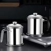 1.3L/1.8L Filter tank Stainless Steel Oil Pot New Oil Filter Pot  Kitchen