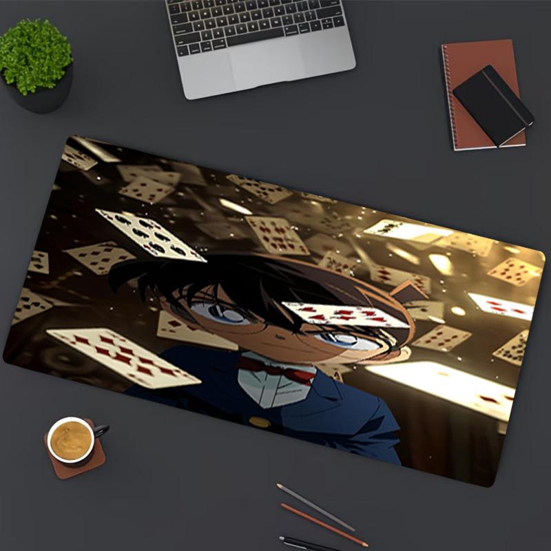 Detective Conan Print Mouse Pad, for Keyboard Pad Laptop PC Mat for Office Home Use, Desk Decor, Perfect Birthday Gift for Gamers