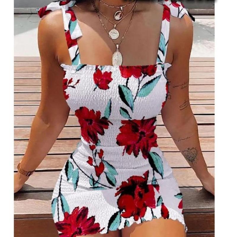 

Летнее короткое платье с камзолом для женщин с принтом в одну линию с воротником плиссированные облегающие платья на бретельках без рукавов Элегантные женские вечерние клубные повседневные платья 273 3XL красный/белый