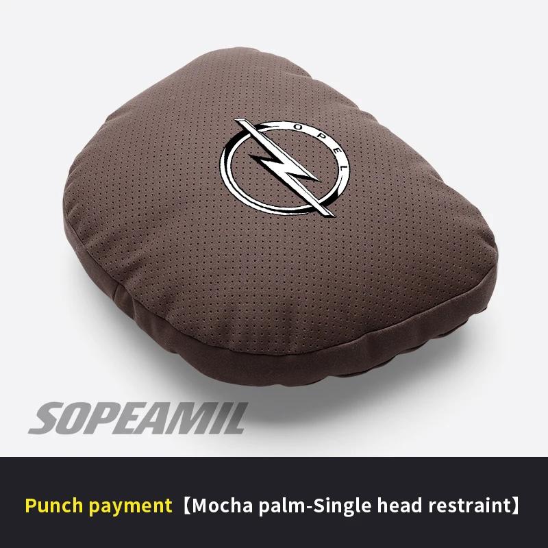 Car Headrest Lumbar Rest CushionOpel Astra Corsa Grandland Insignia Mokka Vectra GTC Tigra Vivaro Zafira Combo Vivaro GTC Delica