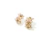 925 Silver Simple Vintage Ring Artificial Pearl Flower Party Hoop Earrings for Women Fashion Jewelry (5pcs of Free Shipping)