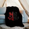 1PC CR Flamengo Printed Soft Flannel Blanket Throw for Adult Bedroom Living Room Sofa Camping Travel Fan Gifts Christmas Gifts