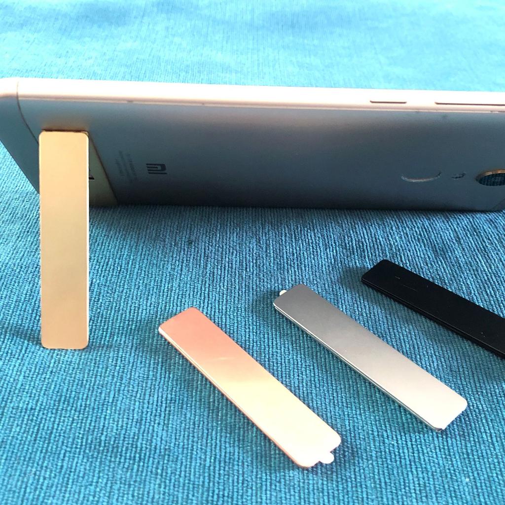 Metallic Mobile Phone Support Stand with Ultra-thin Design Foldable Mobile Phone Holder with Convenient Design