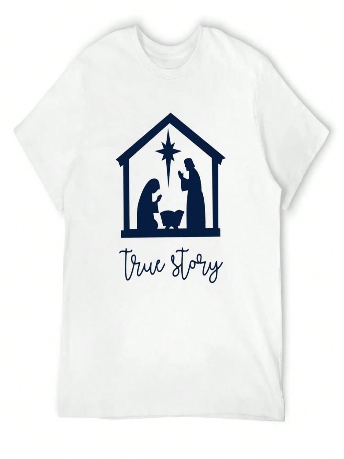 True Story Shirt, True Story Christmas Shirt, Nativity Nativity Jesus Shirt T-Shirt S разноцветный