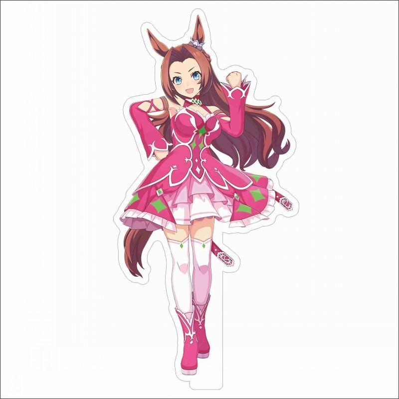 Japan Beautiful Derbil 15 Cm Cartoon Characters Acrylic Double-sided Stand Model Kawaii Cute Office Decoration Panel Permanent Recording Fans