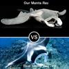 ZHONGXIN MADE Manta Ray Plush Realistic Manta Ray Super Soft and Cute Stuffed Animal Gift for Boys and Girls Toy, Doll,