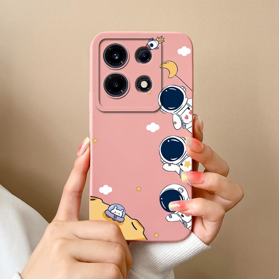 Case For Infinix Note 30 Pro Vip 30i Flower Soft Liquid Silicone Camera Lens Protection Back Cover For Infinix Note30 30 i Coque