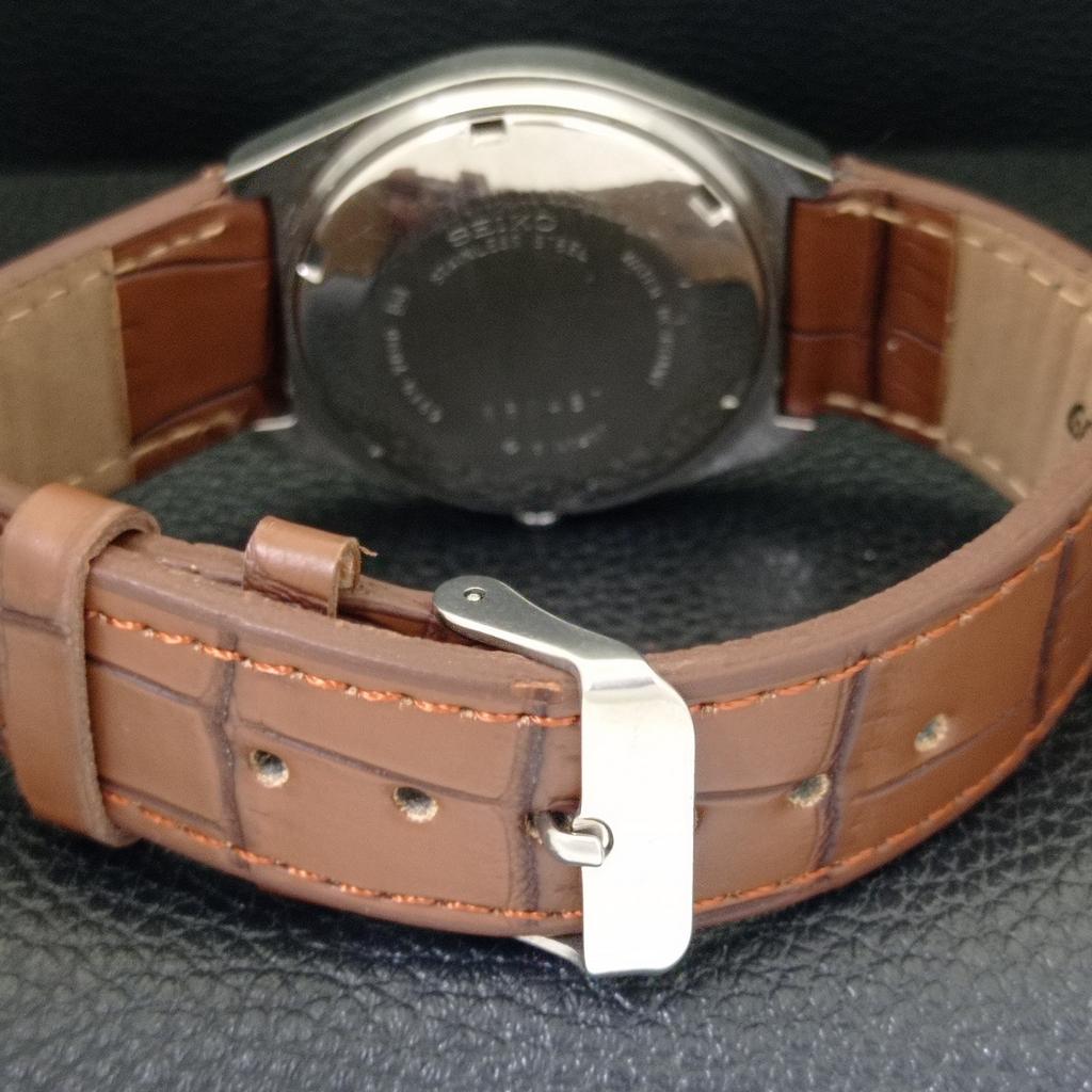 AUTOMATIC VINTAGE SEIKO 5 JAPAN 6309A MENS ARABIC RED COLOR DIAL WATCH a701280-5 R206a-a701280