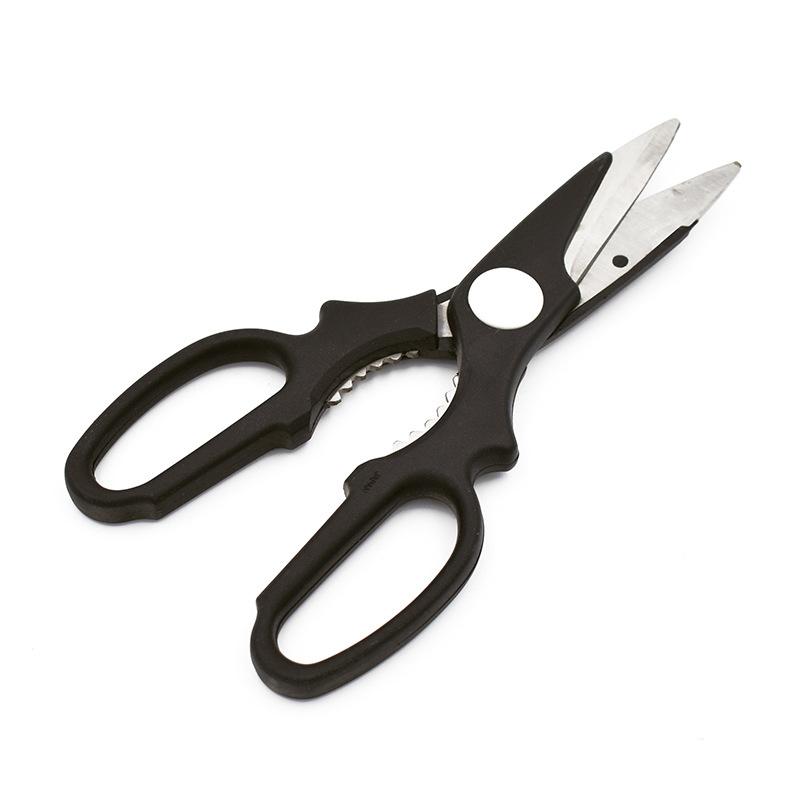2CR13 Stainless Steel Household PP Handle Food Vegetable Cutting Kitchen Scissors Sharp Shears with Nutcracker
