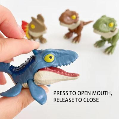 Bite Hand Finger Dinosaur Tricky Tyrannosauru Model Movable Fidget Gift Creative Dino Bursdag N3S1