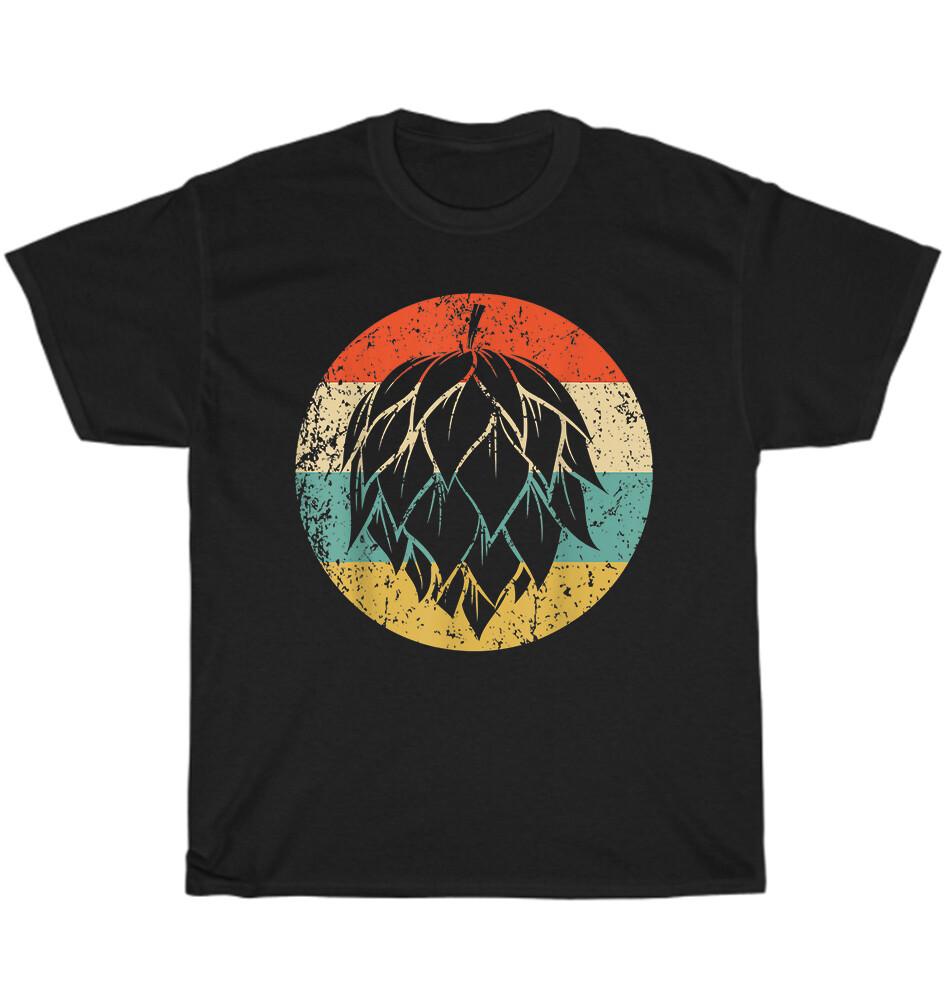 

Винтажная Ретро Стиль Хмель Крафтовое Пиво Напиток Вечеринка Пьющий Футболка Унисекс Футболка Подарок 3XL