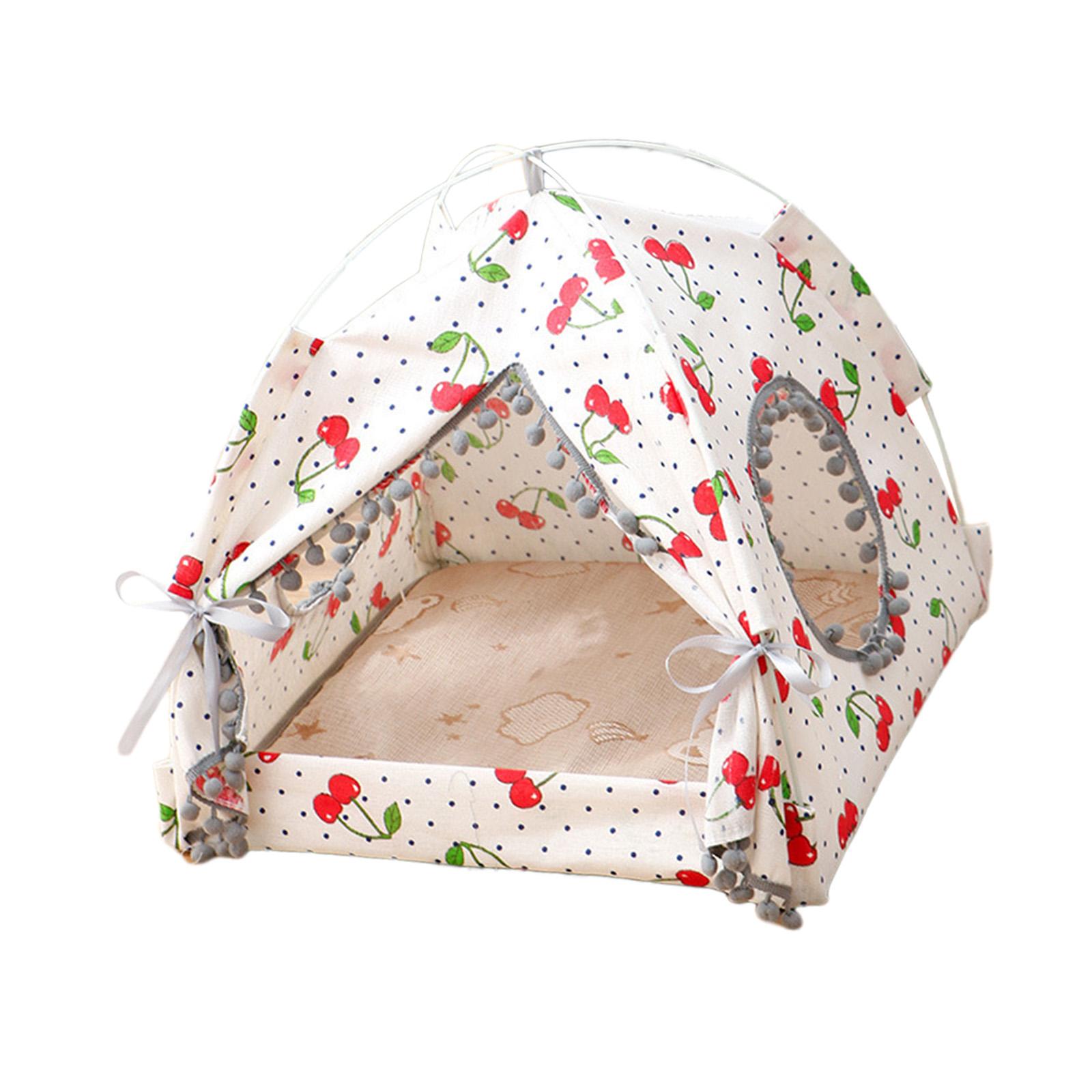 

Cat house, cat hutch, den, lightweight, portable hutch cage hideout with вишня