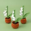 Halloween Handmade Crochet Yarn, Little Potted Plant Decoration Gift, Home Desktop Ornament