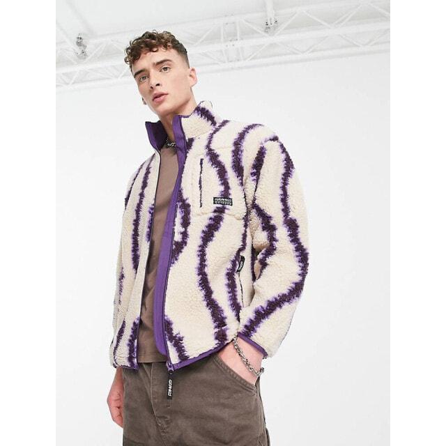 

Кремово-белая куртка Gramicci Sherpa Swirl