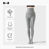 Tall Women's Extra Long Compression Leggings - Anti-Roll Fleece Lined Tights for Autumn/Winter