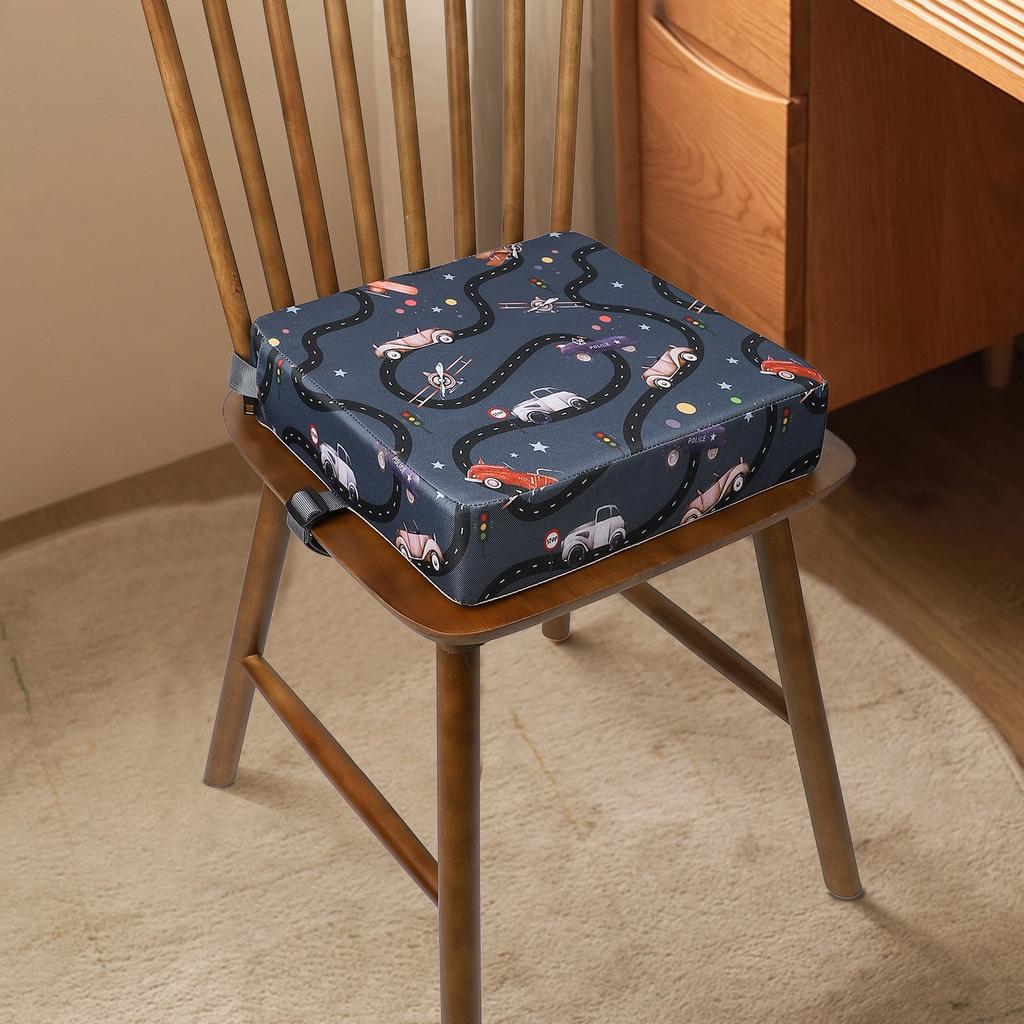 Portable Waterproof Children's Booster Seat Cushion for Outings, Baby Dining Chair Sponge Booster Cushion