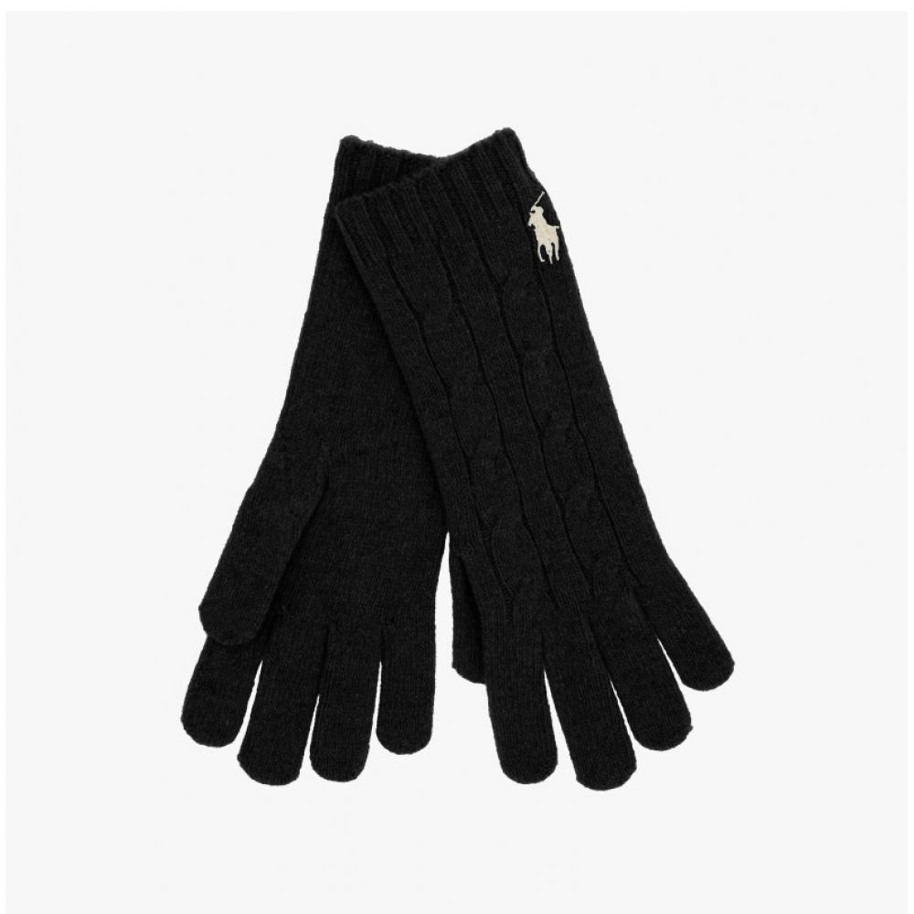 Polo Ralph Lauren Cable Knit Gloves Wc0676 001