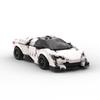 M Building Block Compatible With 60945 Lycan Hypersport Eight-Grid Car, Super Car Assembly Speed Series