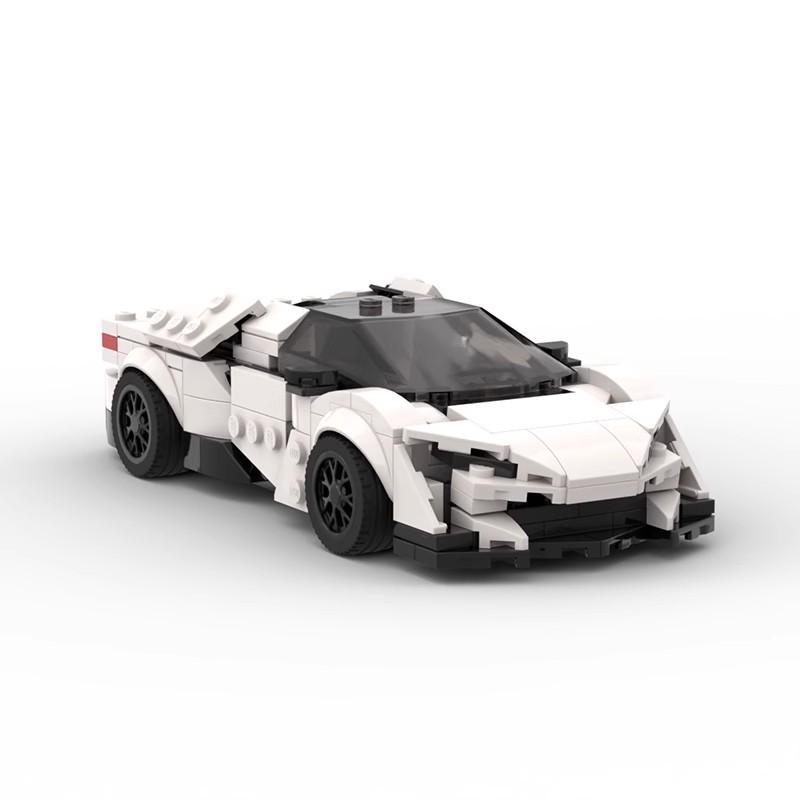 M Building Block Compatible With 60945 Lycan Hypersport Eight-Grid Car, Super Car Assembly Speed Series