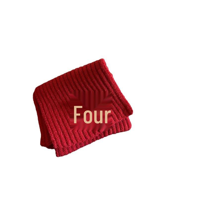 Children's Knitted Scarf - Warm, Versatile, Thick Winter Neck Warmer for Boys & Girls, Ideal Christmas Gift