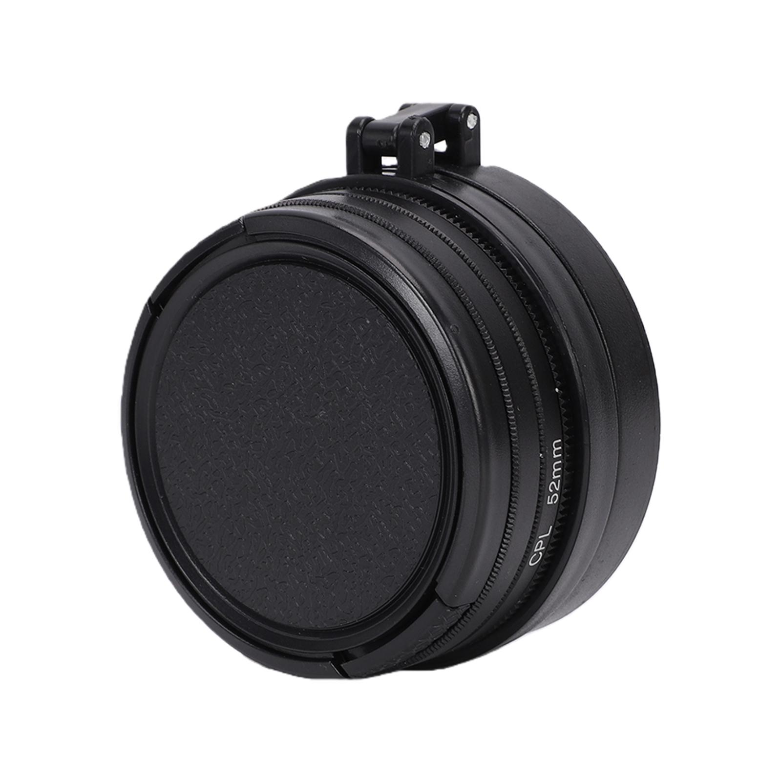 Kit d'objectif de téléphone magnétique 52 mm Alliage d'aluminium 2 en 1 Polyvalent Magnétique CPL Filtre Étoilé Verre Optique Cadre en Aluminium