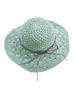 Handwoven Straw Sun Hat – Women’s Summer Wide-Brimmed Foldable Panama Hat with Bow Accent, UV Protection for Beach & Outdoor Wea